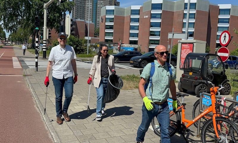 Clean Up Walk Sloterdijk: Together we collected 28.5 kg of litter